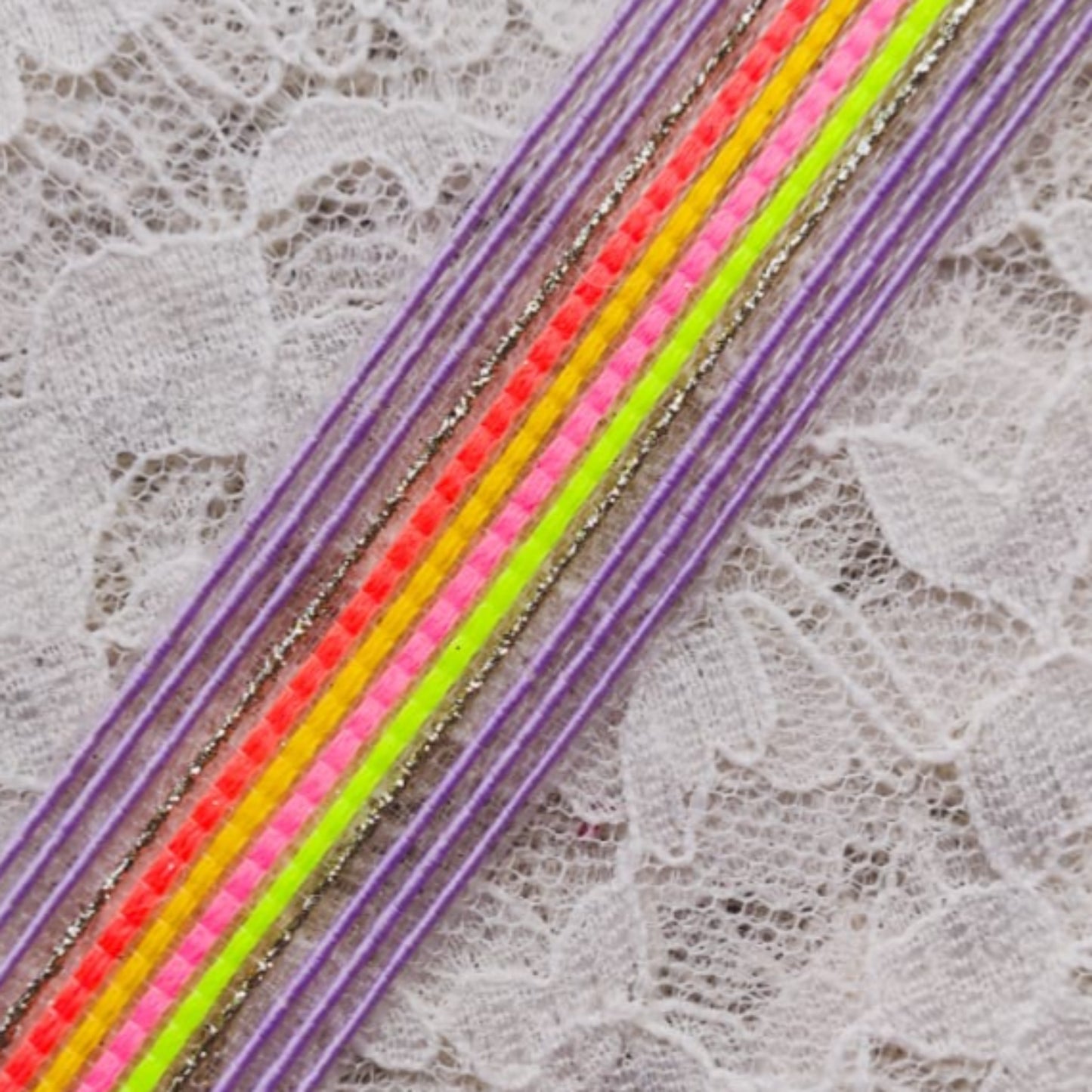 Faux Jute Neon - Purple