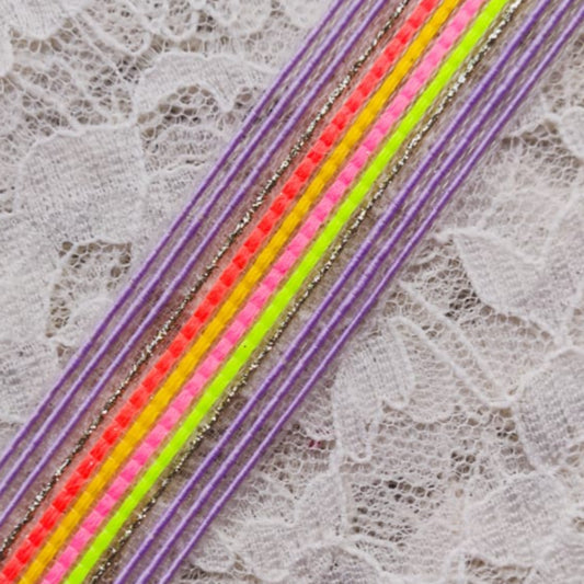 Faux Jute Neon - Purple