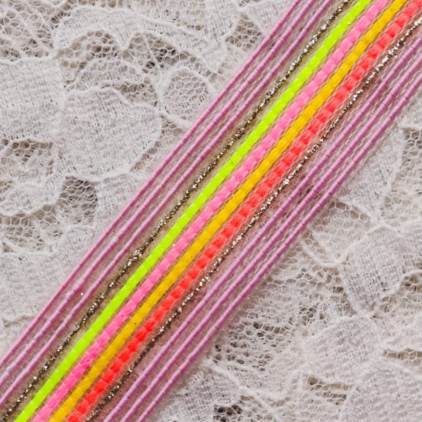 Faux Jute Neon - Pink