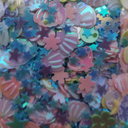 Holographic Sequins - Seashell Mix2