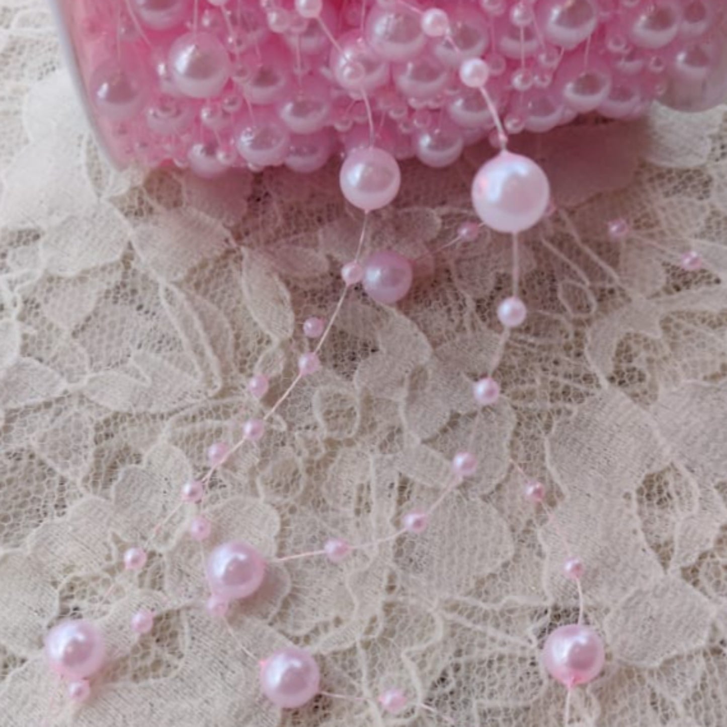 Pearl Lace - Light Pink