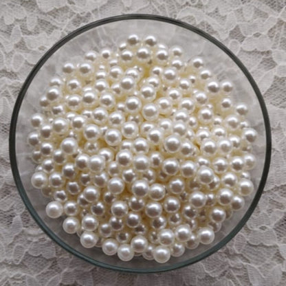 Acrylic Pearl - Without Hole - Off White