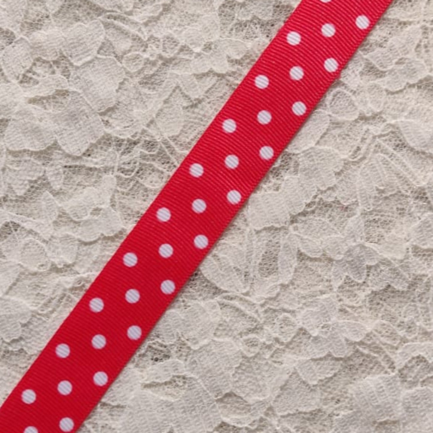 Polka Dot - Bright Red