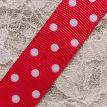 Polka Dot - Bright Red