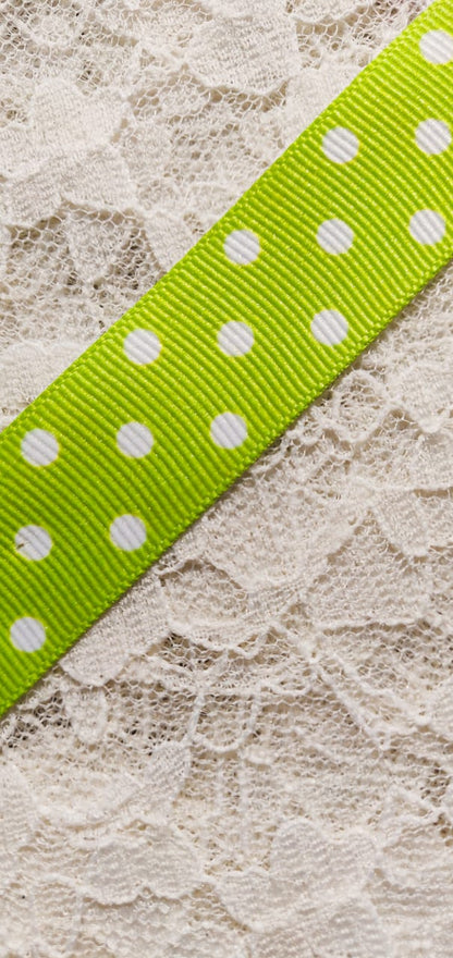 Polka Dot - Leaf Green