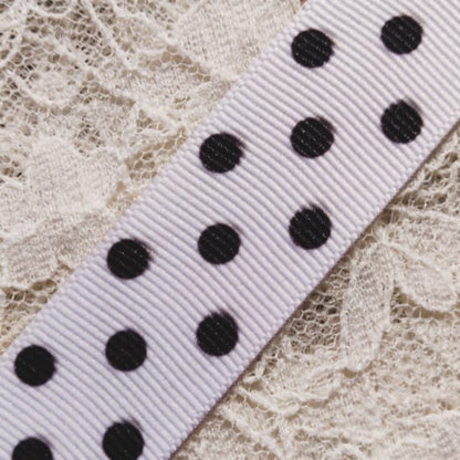 Polka Dot - White-Black Dots