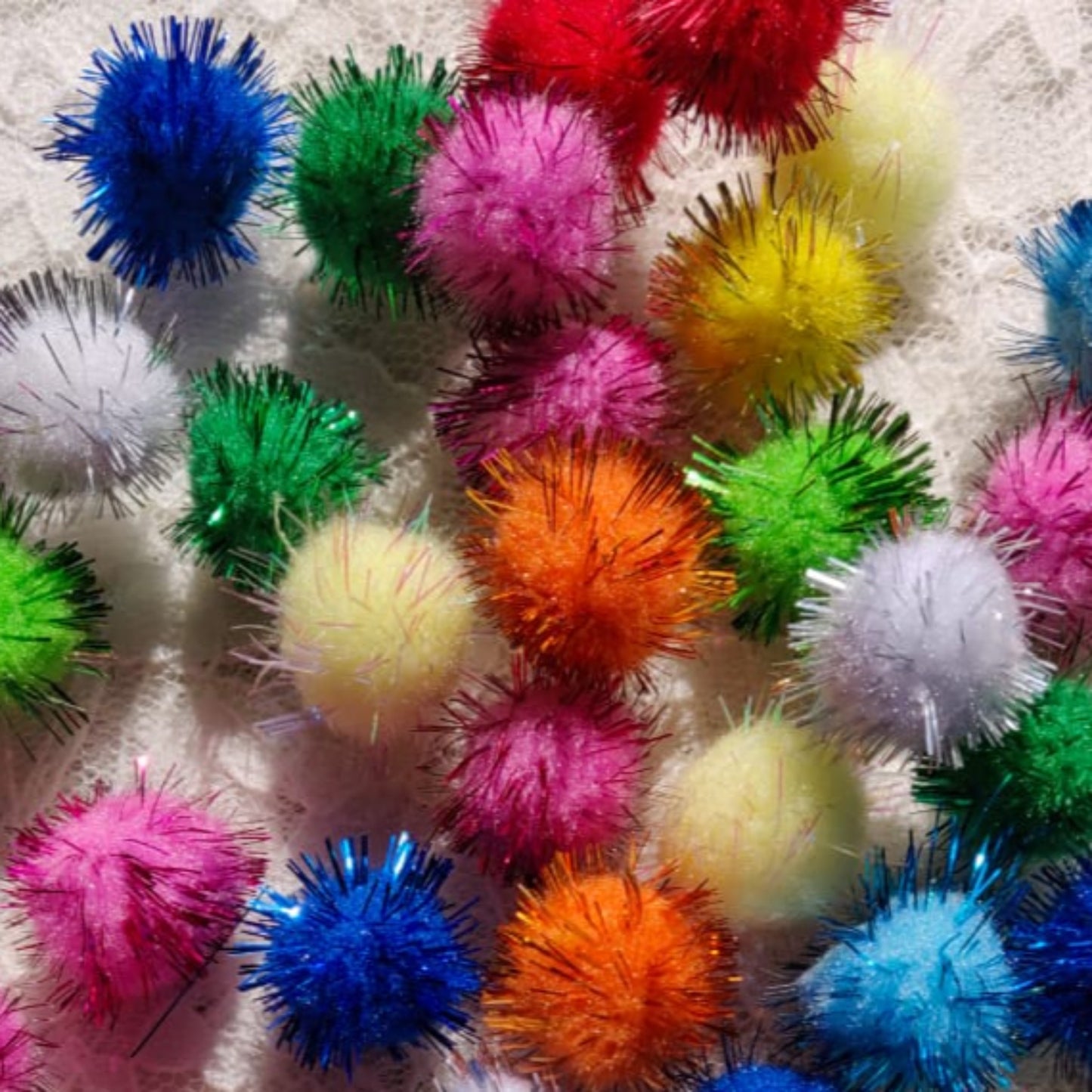 Pom Pom - Glitter - 1cm