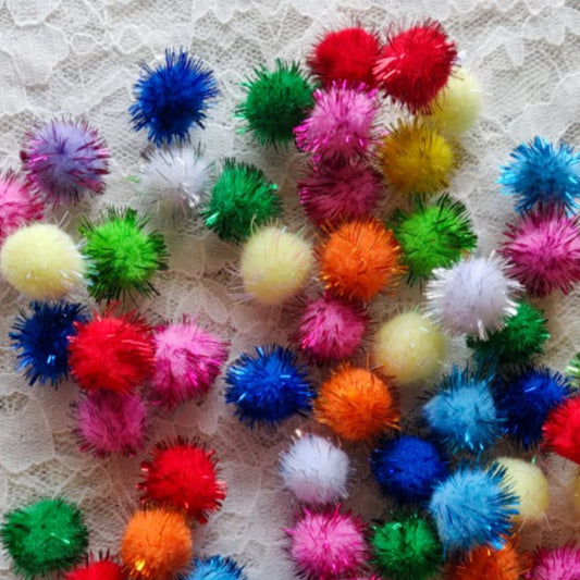 Pom Pom - Glitter - 2cm