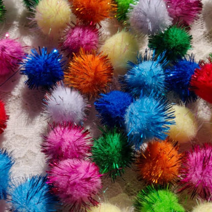 Pom Pom - Glitter - 2cm