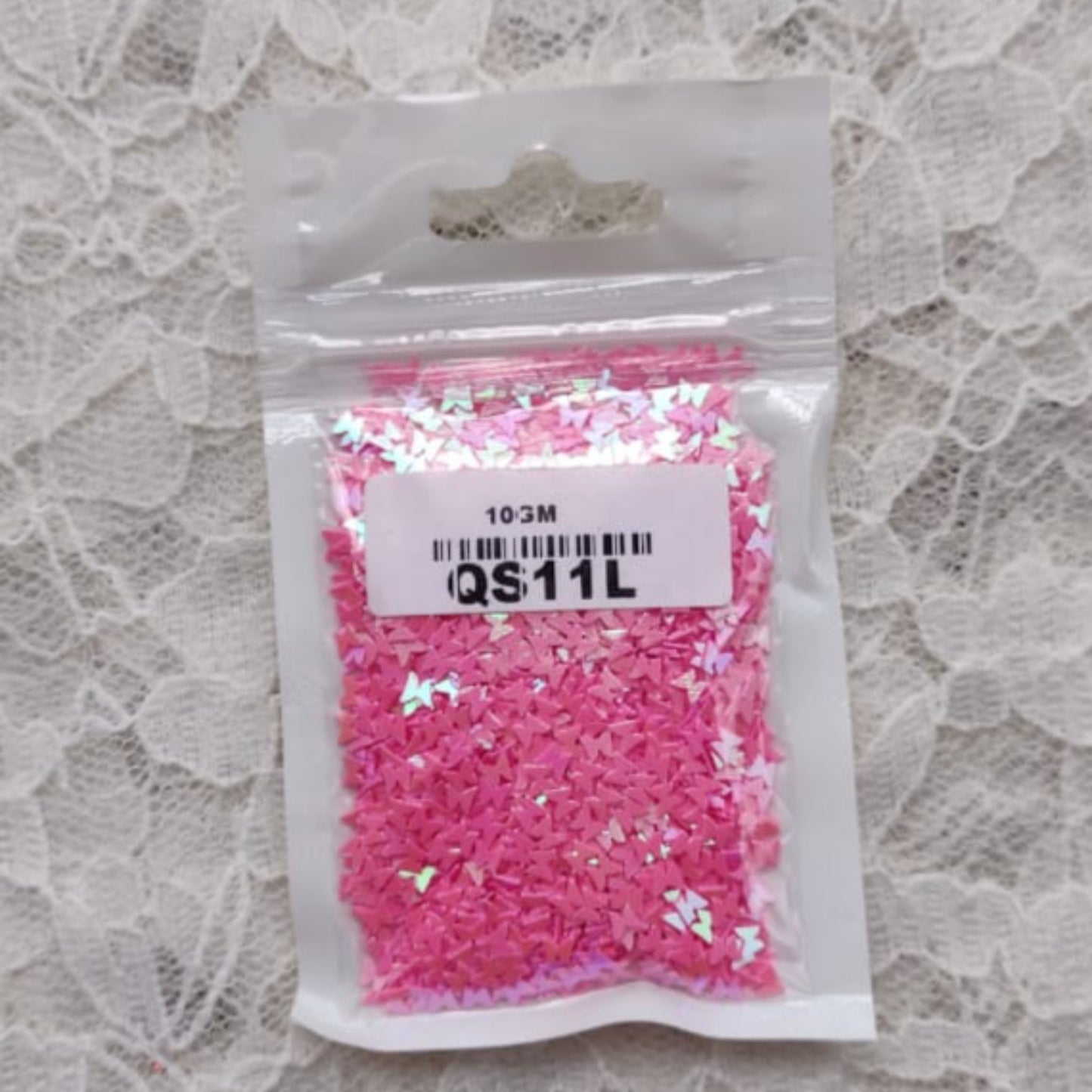 Sequins - Butterfly - Light Pink