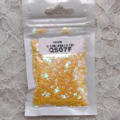 Sequins - Star - Yellow