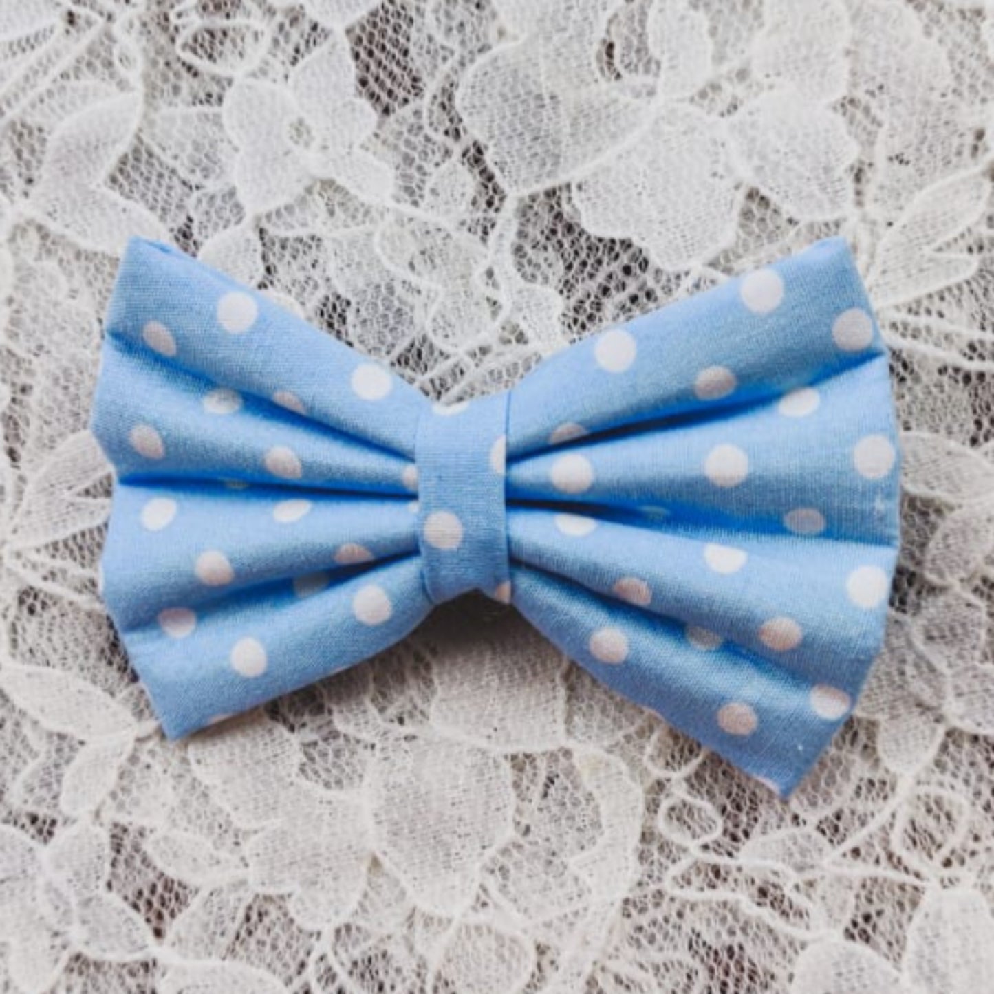 Anika Light Blue Polka Dot